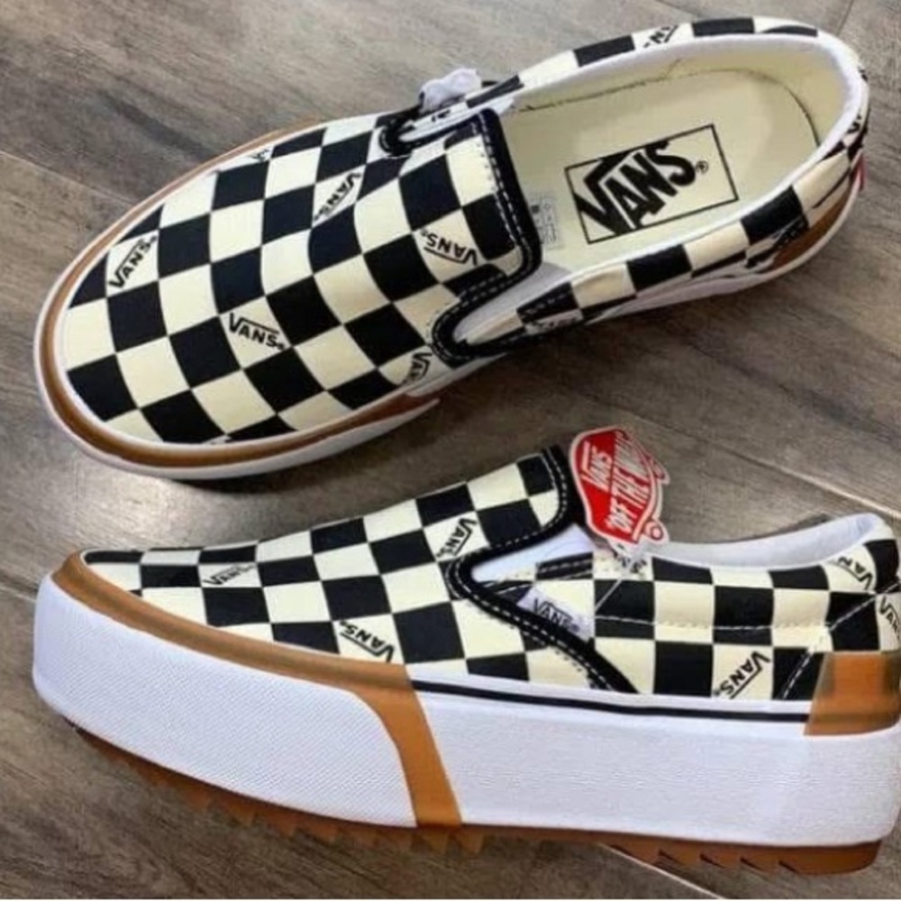 Vans Checkerboard Slip-On Sneakers